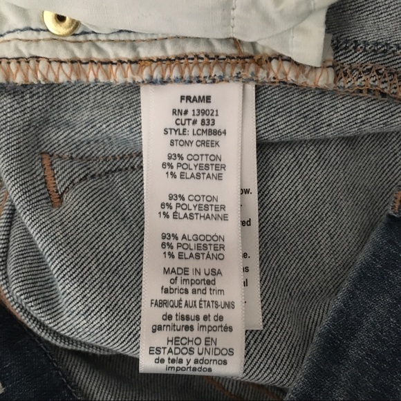 🚫SOLD🚫FRAME DENIM Le Crop Mini Boot Jeans - Picture 8 of 8
